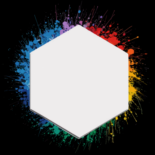 hexagonal felt wall tiles self adhesive