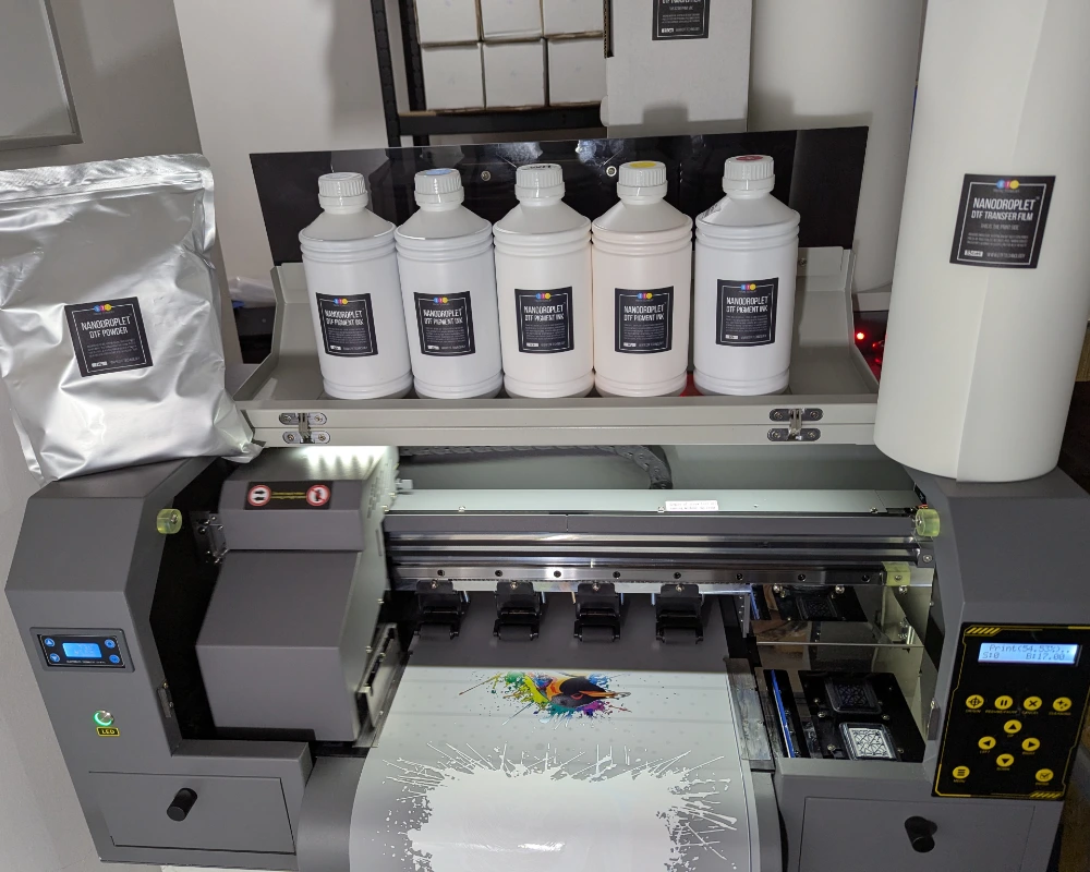 DTF Printing Technology workshop - our DTF printing setup
